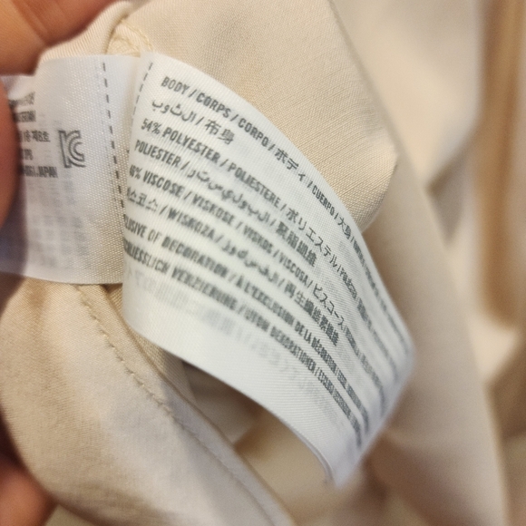 Abercrombie and Fitch Satin Oversized Button-Up Shirt Size L - Picture 9 of 10